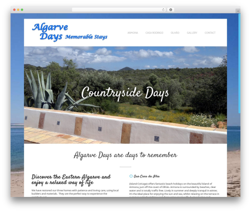 WordPress theme Marea - algarvedays.com