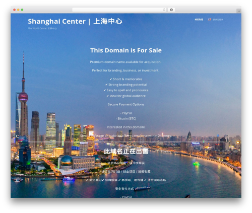 WordPress theme Optimizer PRO - shanghai.center WordPress theme Optimizer PRO - shanghai.center