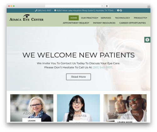 WordPress theme Parent Theme - atascaeyecenter.com