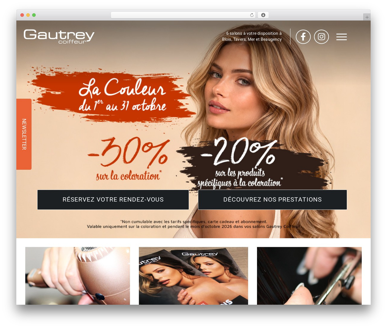 WP theme Definity Child - gautreycoiffeur.com