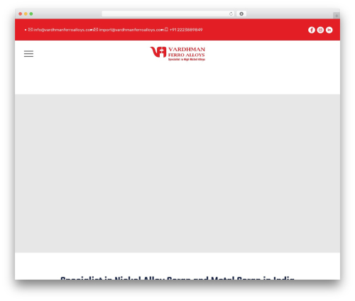 Best WordPress theme Tectxon - www.vardhmanferroalloys.com
