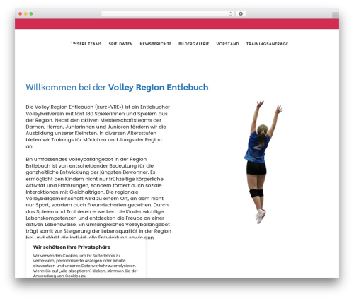 BigSlam premium WordPress theme - volley-region-entlebuch.ch