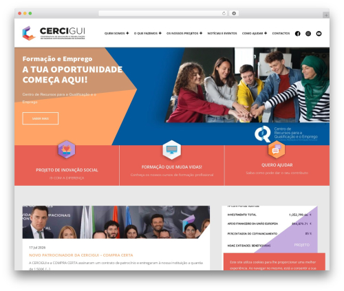 Blisq WordPress theme - cercigui.pt