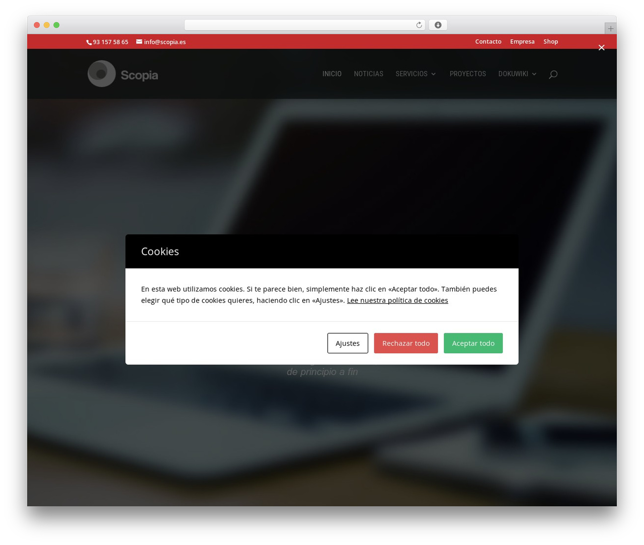 Divi theme WordPress - scopia.es Divi theme WordPress - scopia.es