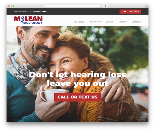 Divi theme WordPress - mcleanaudiology.com