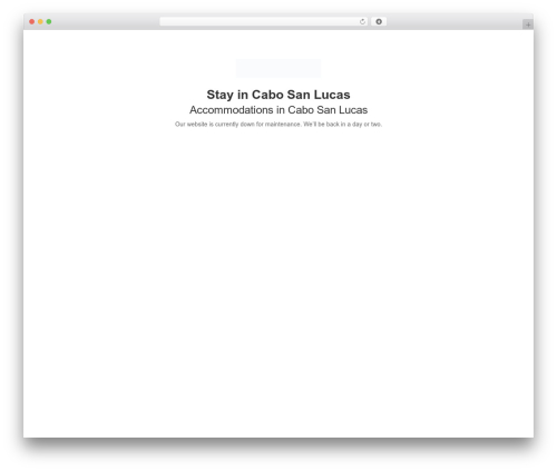Divi theme WordPress - stayincabosanlucas.com