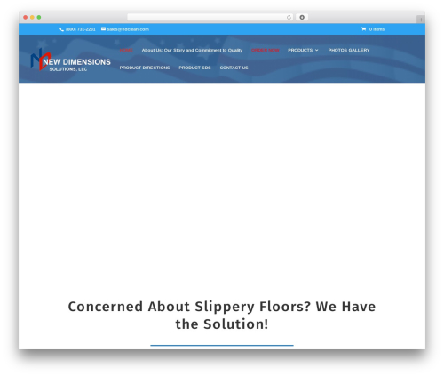 Divi WordPress theme - ndclean.com