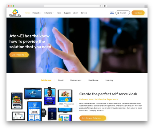 EL Tech Theme WordPress theme design - atar-el.com