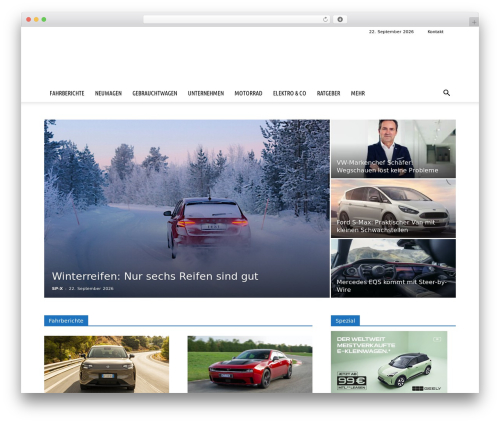Newspaper WordPress theme - autogazette.de