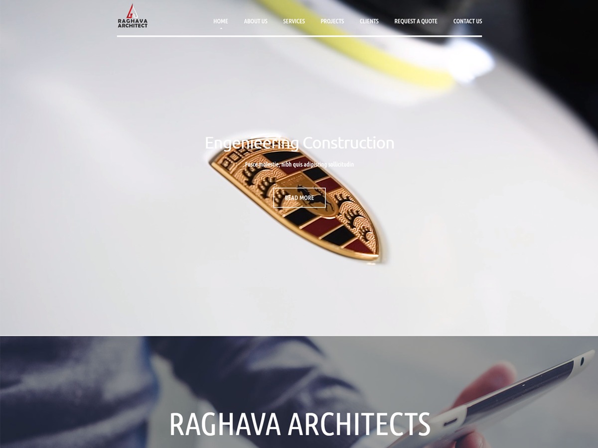 Raghava Architects WordPress theme Raghava Architects WordPress theme