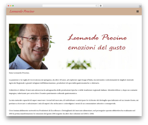 Theme WordPress Themify Infinite - leonardoprocino.com