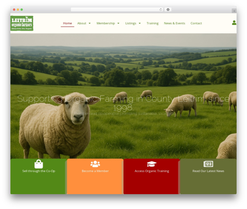 WordPress theme Hello Elementor - leitrimorganic.com