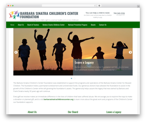 WordPress theme Equilibre - bsccfoundation.org