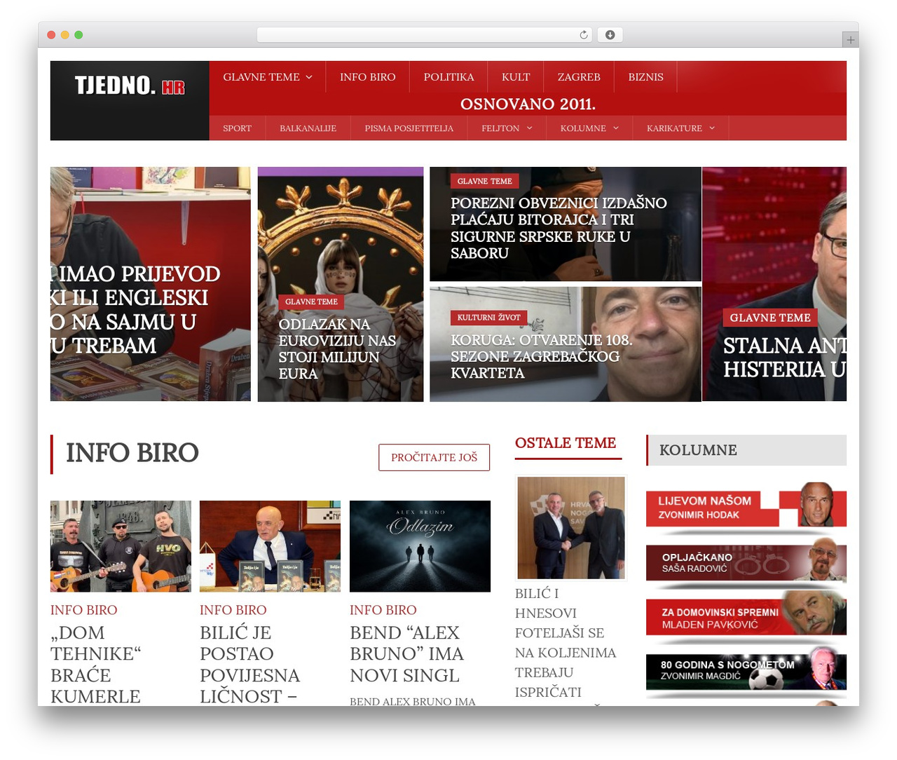 WordPress theme Fraction Theme - tjedno.hr WordPress theme Fraction Theme - tjedno.hr