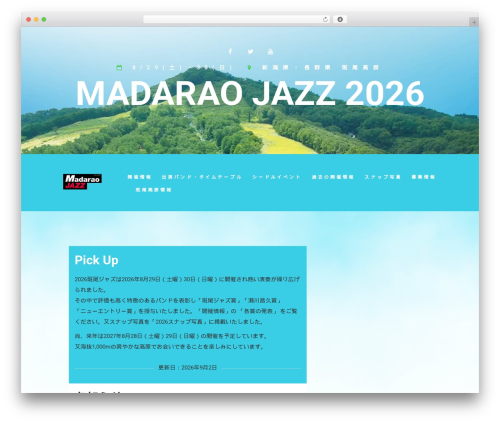 WordPress theme VentCamp - madaraojazz.com