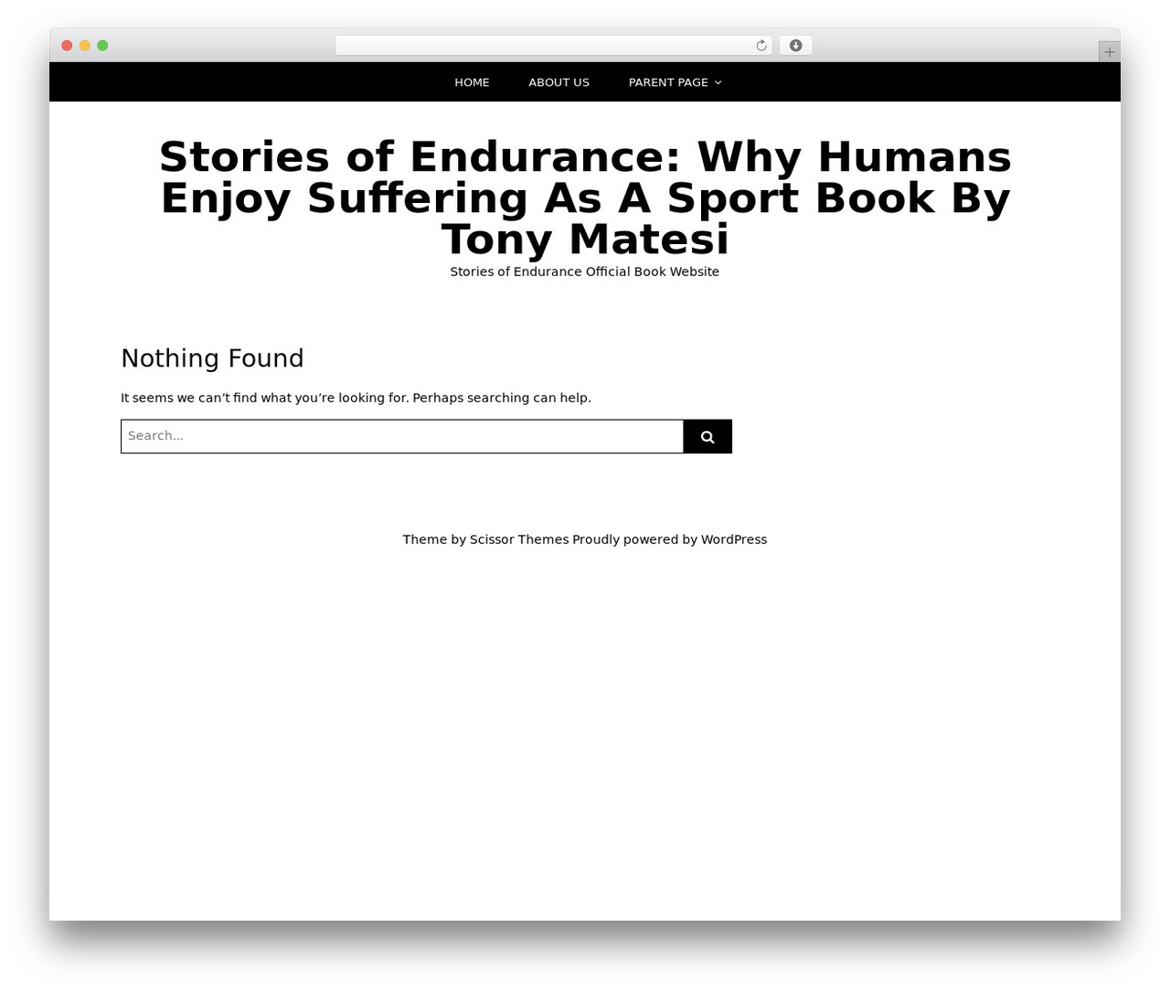 WP theme Writee - storiesofendurancebook.com