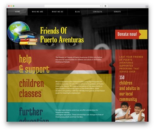 cherry WordPress theme - friendsofpa.org
