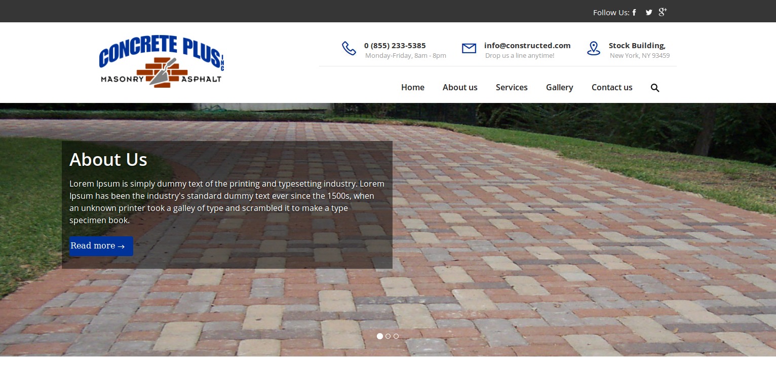 Construction; WordPress theme Construction; WordPress theme