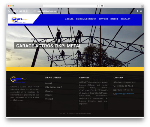 Craftio WordPress theme - gazmetmali.com