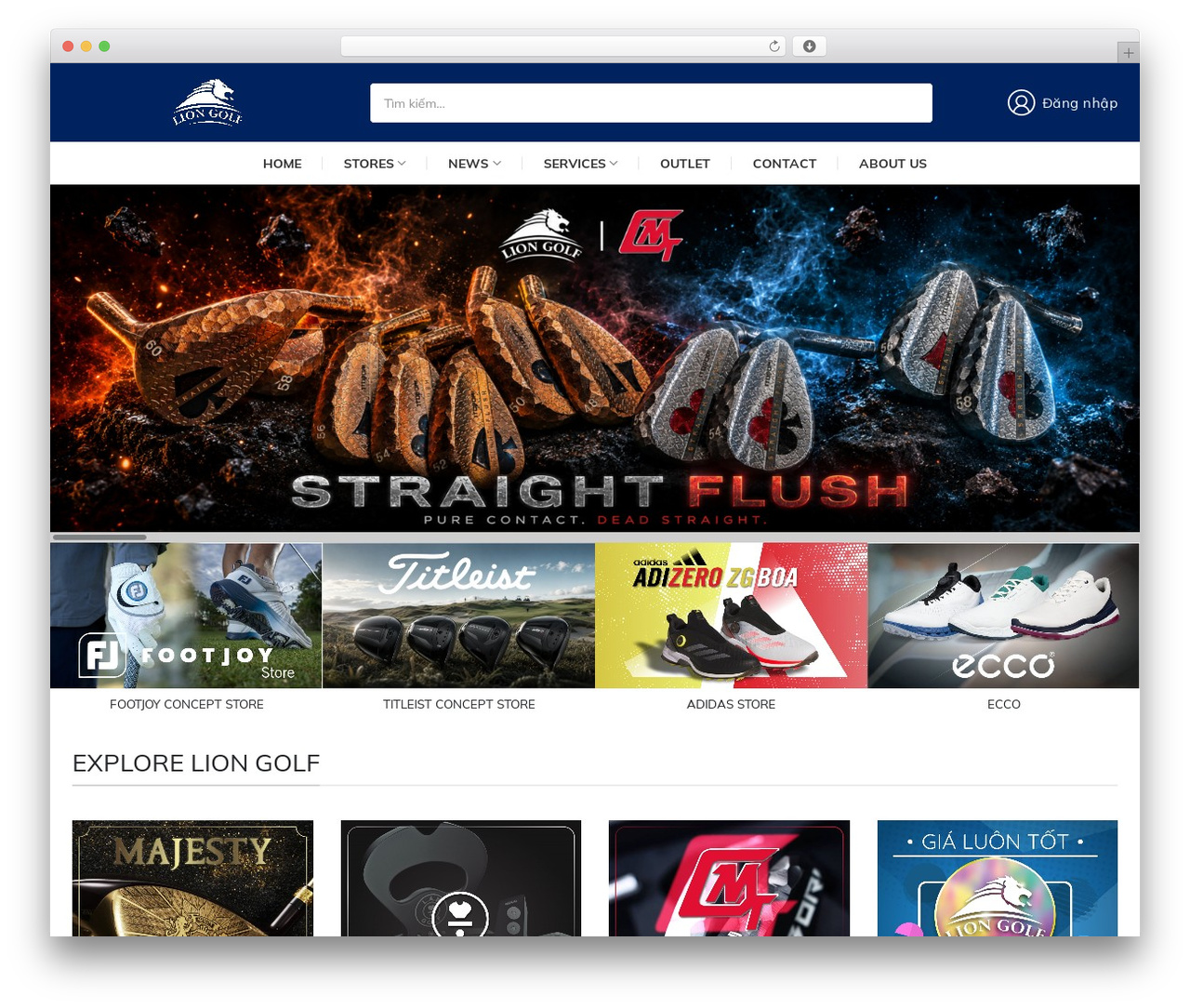 DevVN Theme best WordPress theme - liongolf.vn