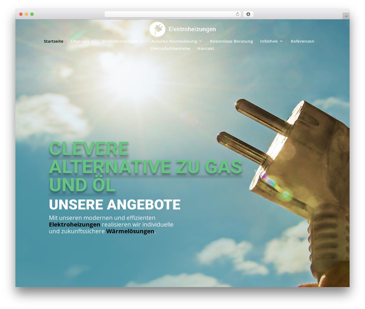 DiviChild_Test 123 WordPress theme - elektroheizung-experten.de