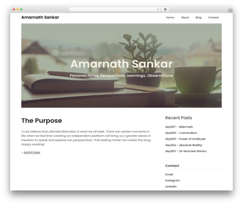 Draftly theme WordPress free - amarnathsankar.com Draftly theme WordPress free - amarnathsankar.com