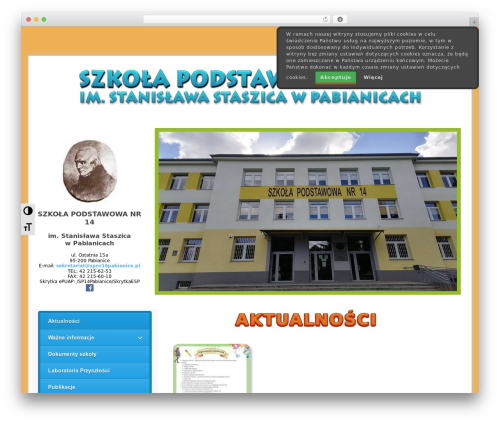 Expanded theme WordPress - spnr14pabianice.pl