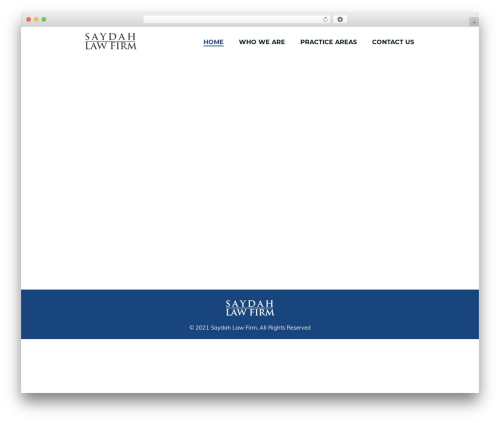 Koral best WordPress theme - saydahlawfirm.com
