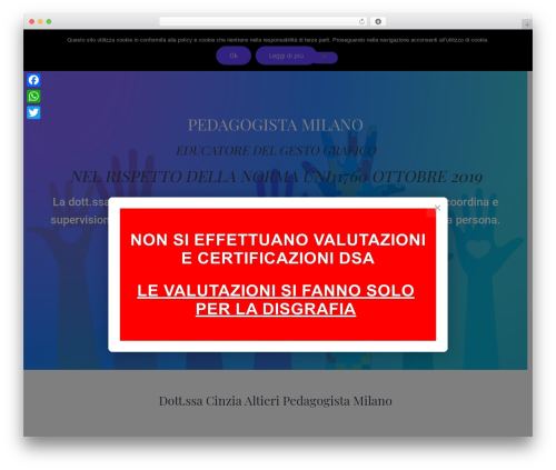 Popover WordPress plugin - altiericinzia.it