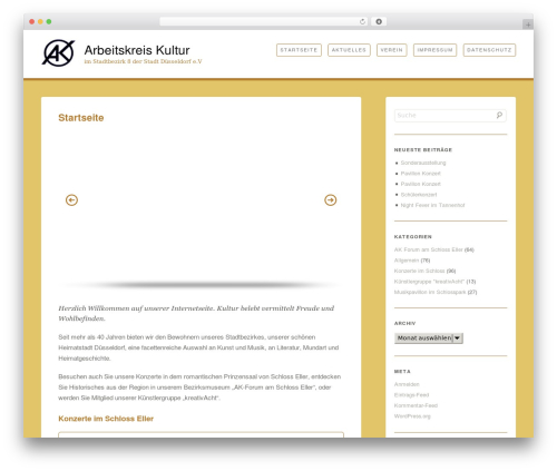 Theme WordPress Bugis - arbeitskreis-kultur.de