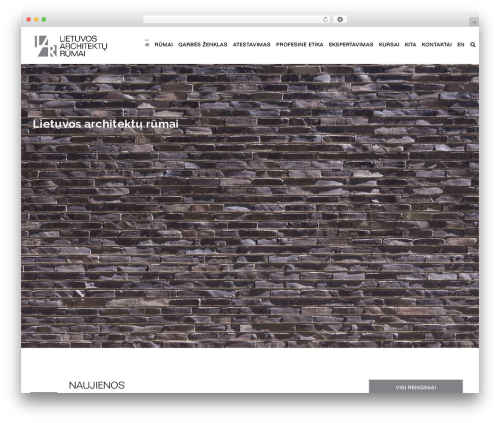 Theme WordPress WP Trust - architekturumai.lt