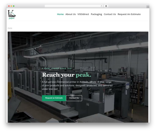 WP theme cherry - visographic.com