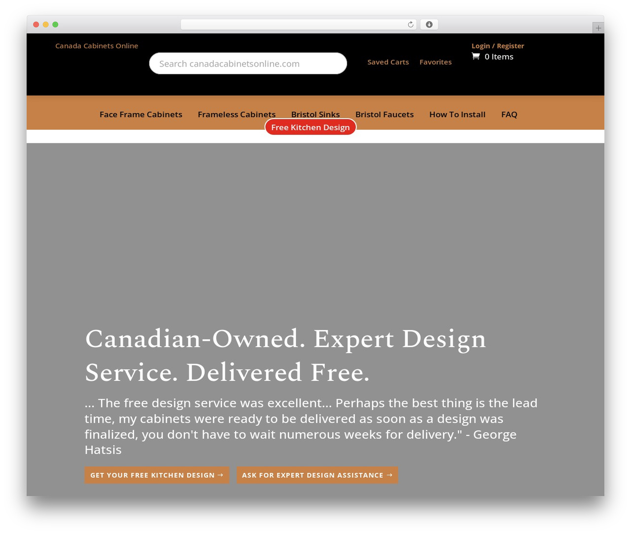 Divi WordPress theme - canadacabinetsonline.com