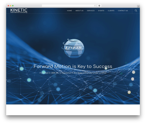 Foundry WordPress theme - kineticintlgo.com