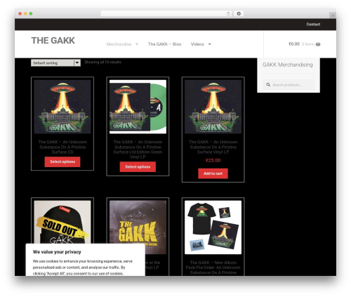 Merchant WordPress plugin - thegakk.com