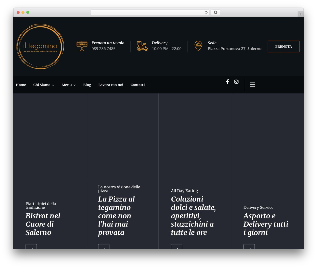 Theme WordPress Restobar - iltegaminosalerno.it Theme WordPress Restobar - iltegaminosalerno.it