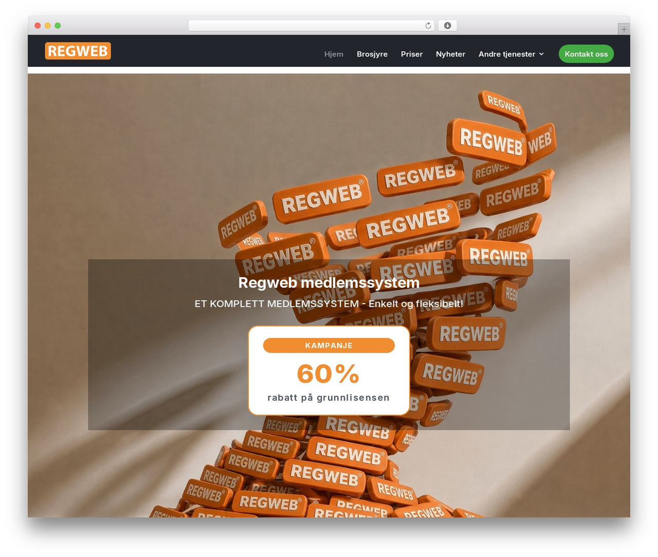 WordPress theme Divi - regweb.no