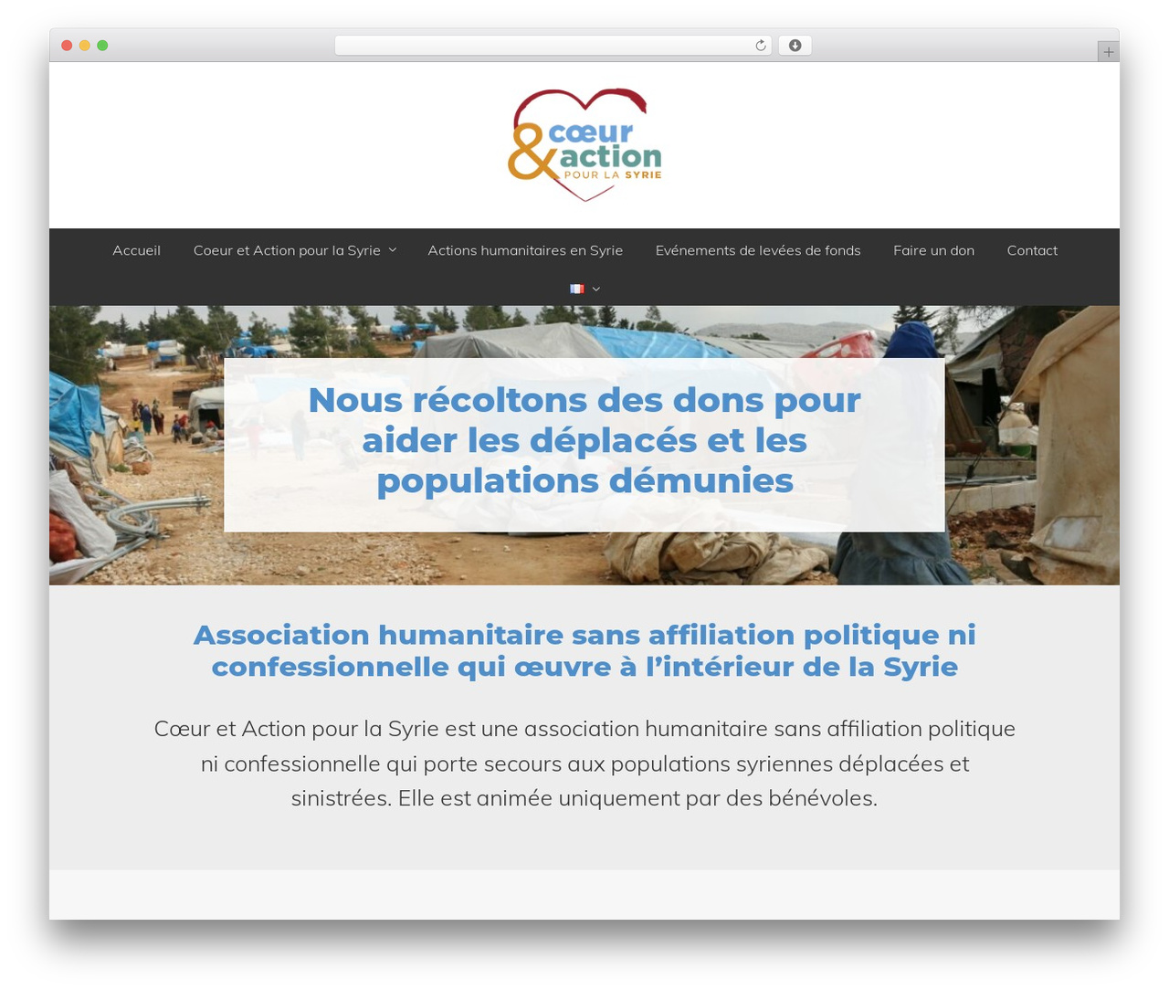 WordPress theme Genesis - coeuretaction.fr
