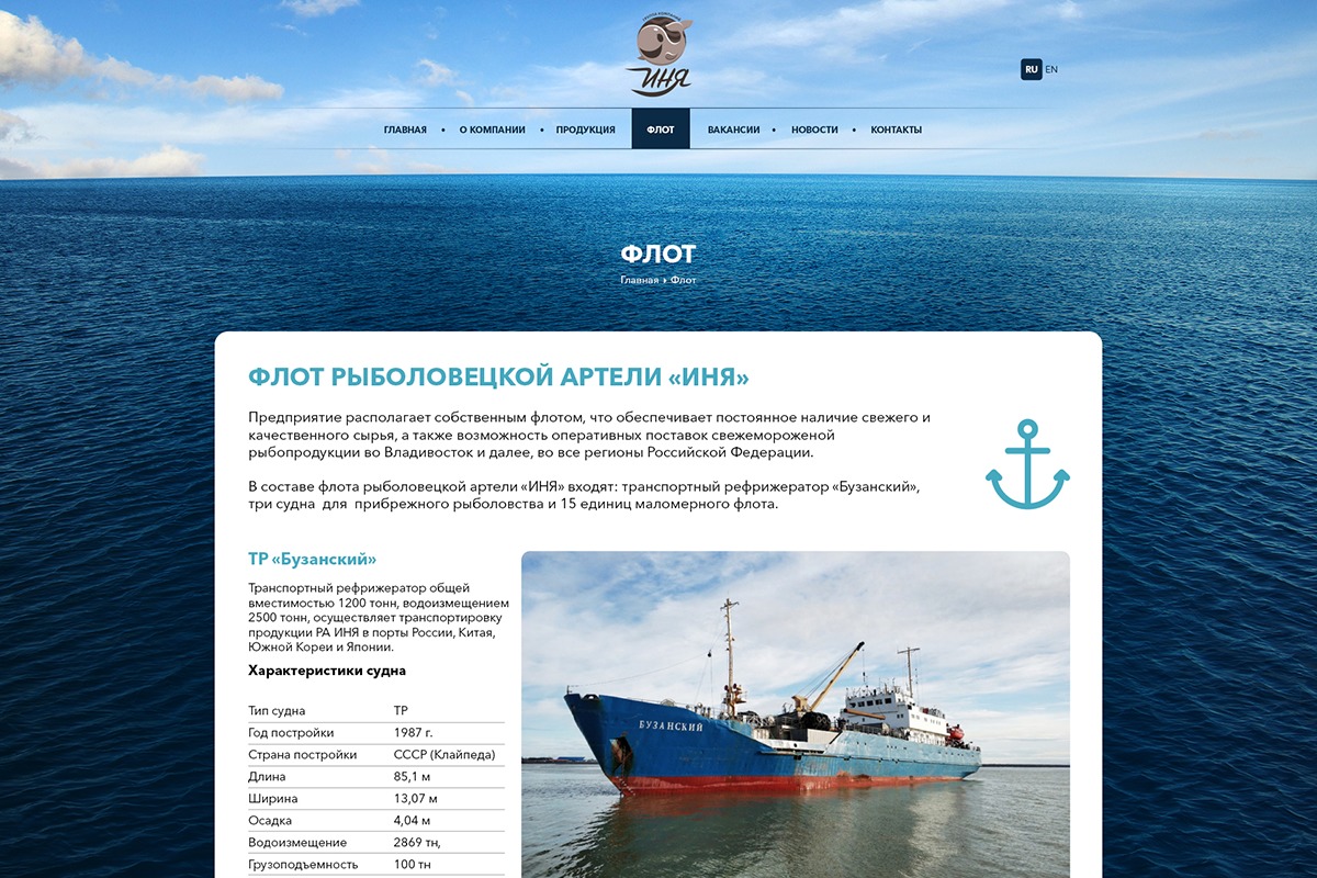 WordPress theme Иня by Alexander