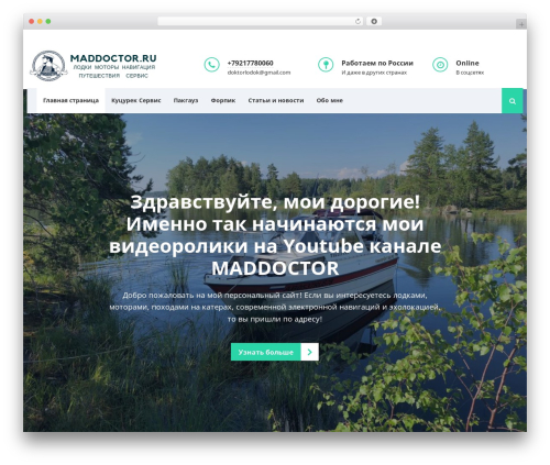 WordPress website template Make Progress 2 - maddoctor.ru