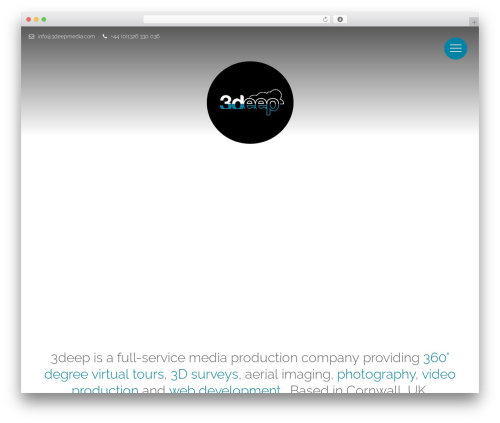 3DEEP THEME WordPress gallery theme - 3deepmedia.com