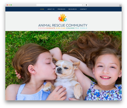 Arc WordPress theme - animalrescuecommunity.org