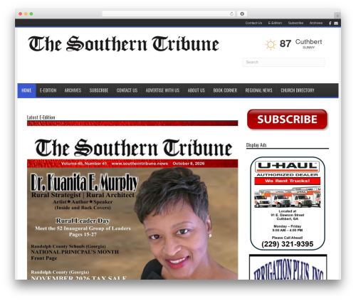 Webads rss WordPress plugin - southerntribune.news