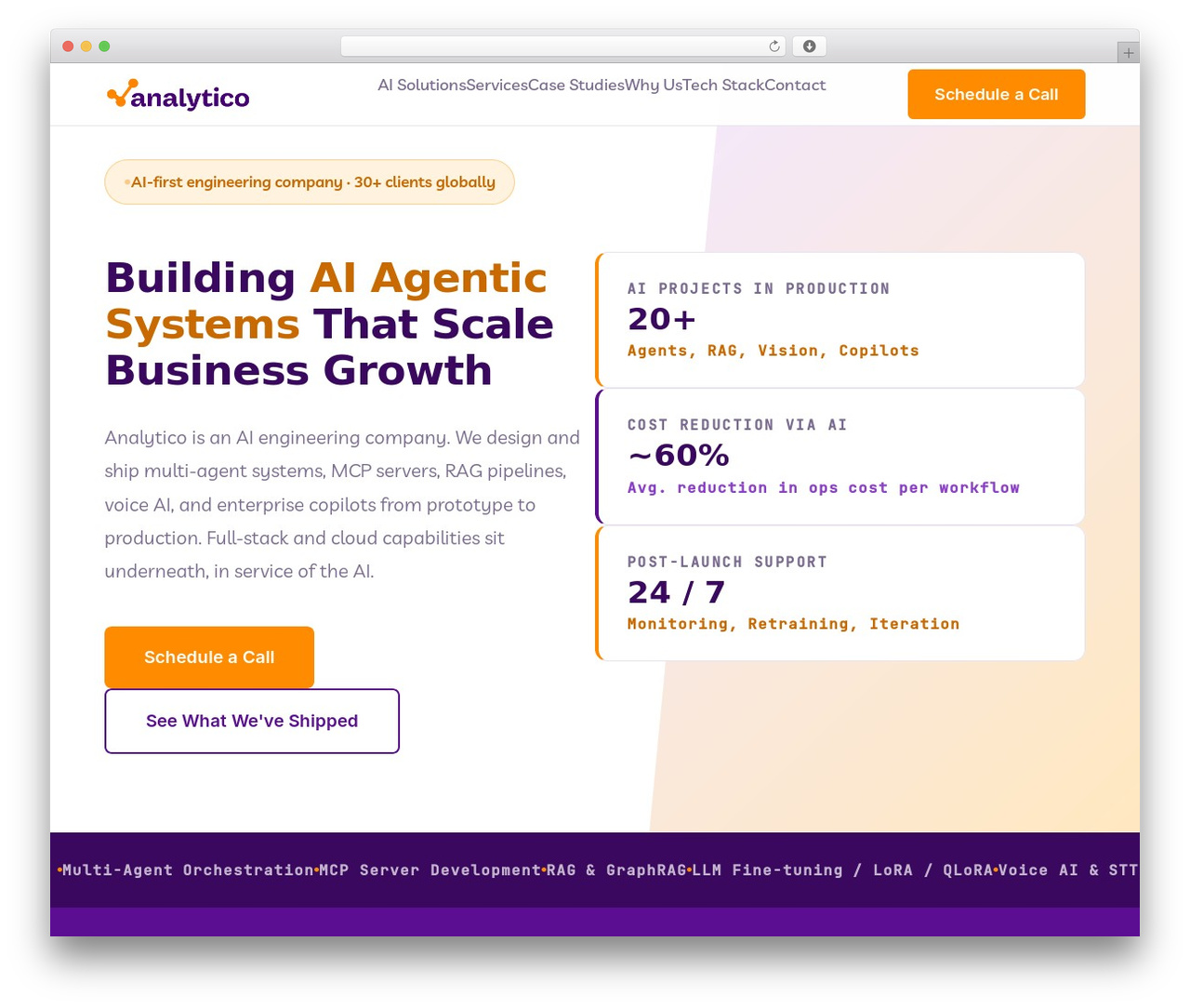 Braintech WordPress theme - analyticotech.com