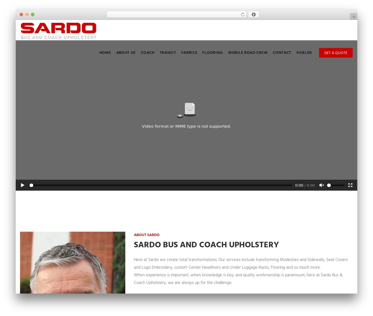 Construction WordPress theme - sardobus.com Construction WordPress theme - sardobus.com