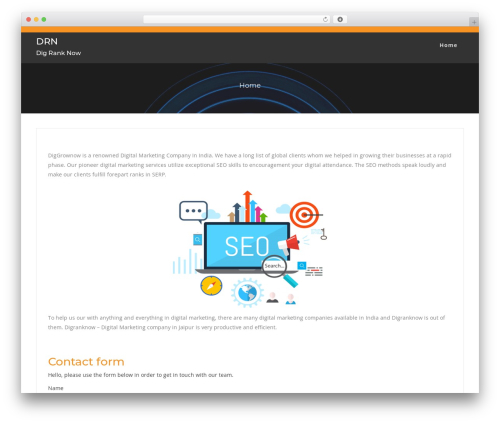 Digital Services WordPress theme - digranknow.com Digital Services WordPress theme - digranknow.com