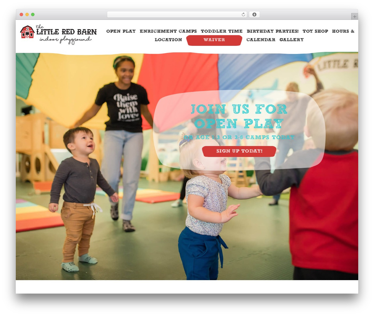 Divi WordPress theme - thelittleredbarnplayground.com