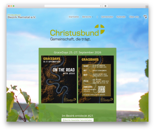 dynamics2016 WordPress theme - christusbund-remstal.de