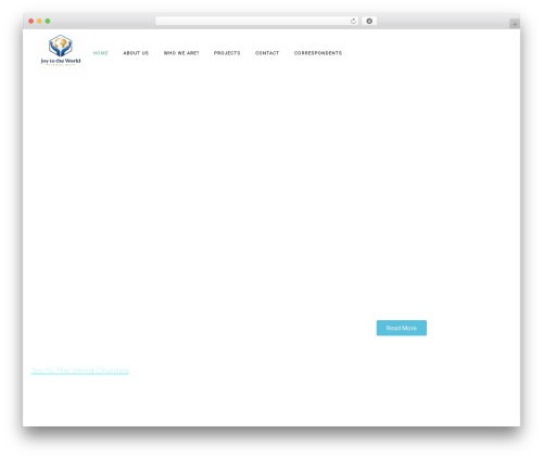 Grayson WordPress theme design - joytotheworldcharities.org