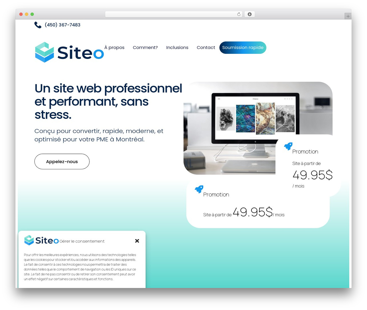Siteo WordPress theme - siteo.ca
